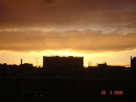 coucher de soleil chez nous