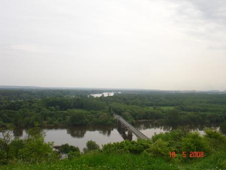 panorama en haut de Candes